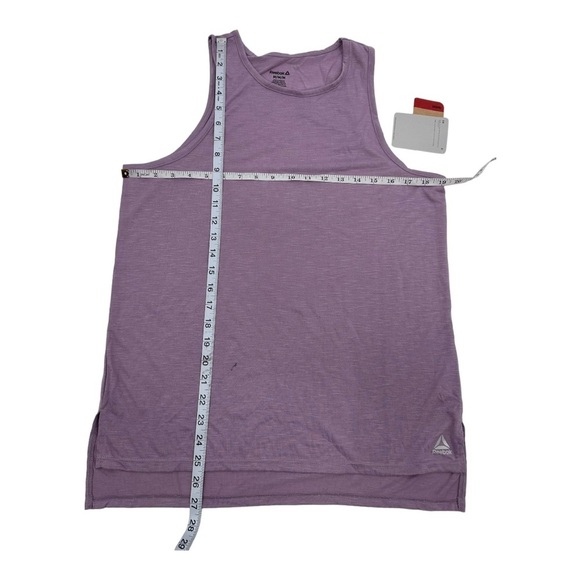 Reebok slim athletic sleeveless tank top in purple - Picture 4 of 6